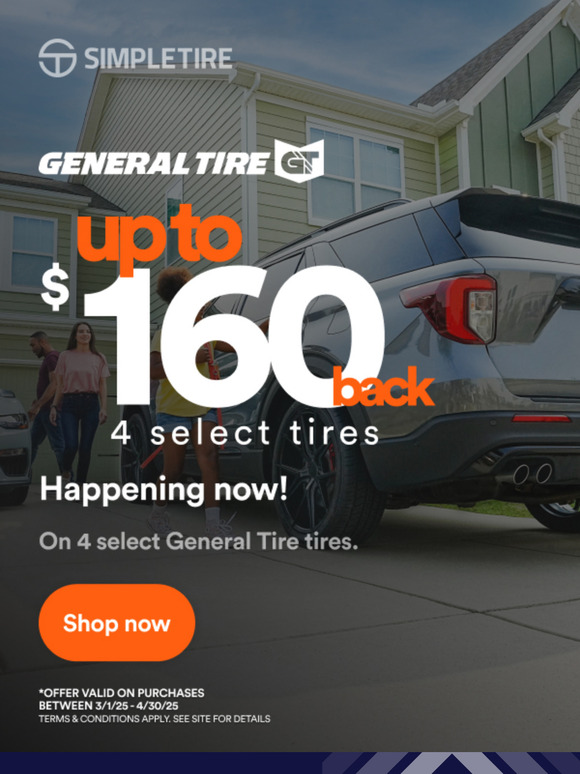 🌟 Catch the General Tire Limited Time Offer! - Get your savings today.