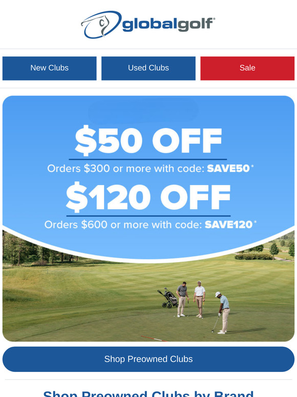 Score Big: $50 to $120 OFF + Free Golf Balls ��️