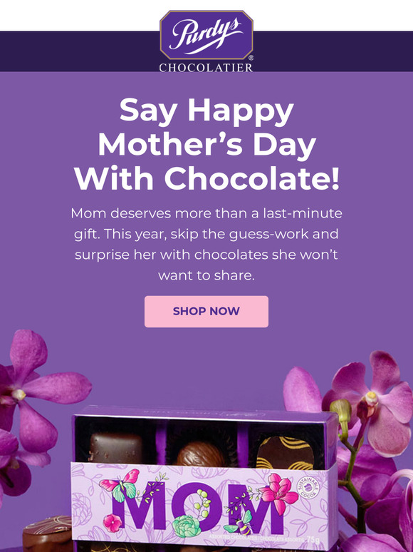 Top chocolates for Mom - Now available!