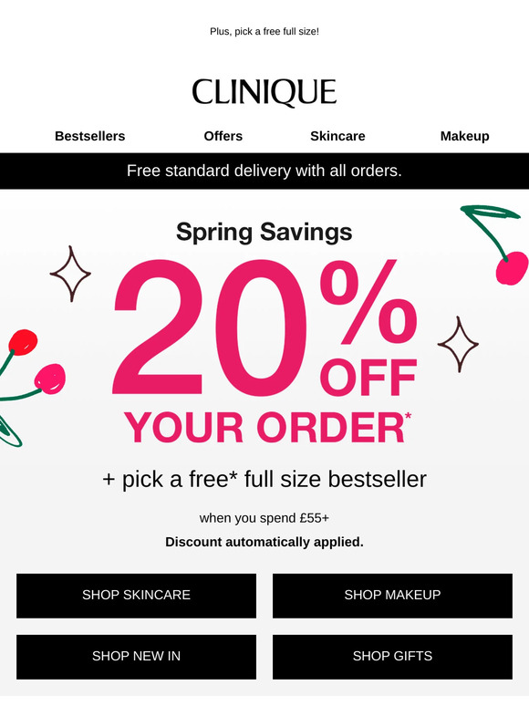 Don't miss out on 20% OFF 🙌
