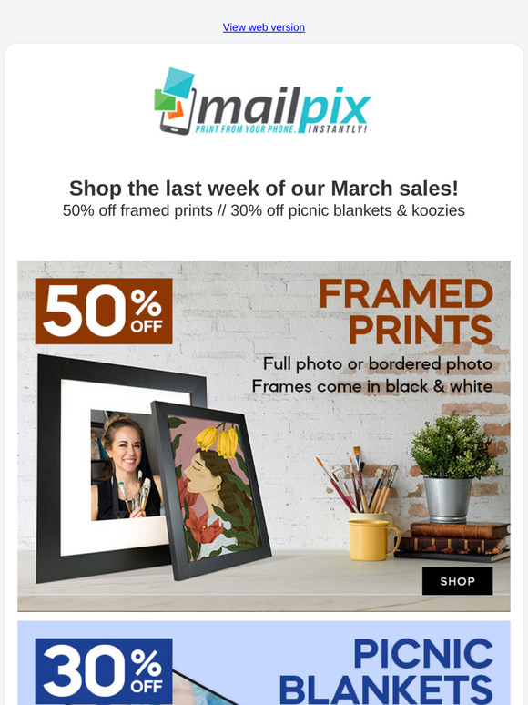 🌷 Refresh Your Space! 50% Off Framed Prints!