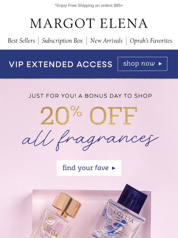 VIPs ONLY ⭐️ 20% off all fragrances