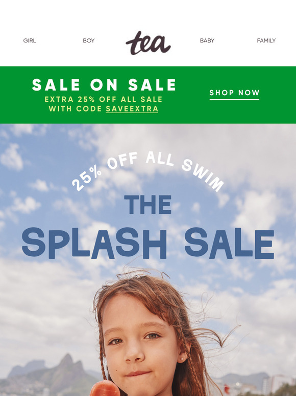 Splash On Down To 25% Off Swim