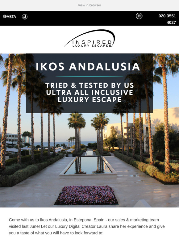 Welcome to Ikos Andalusia 🌅