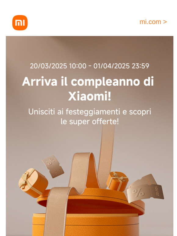 Arriva il compleanno di Xiaomi!