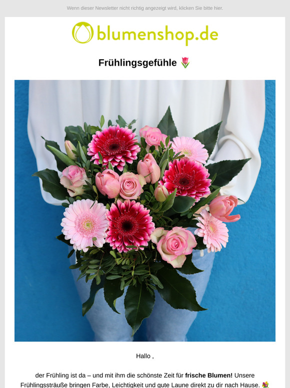 Entdecke Frühlingsgefühle mit unseren Blumensträußen, ! 🌷