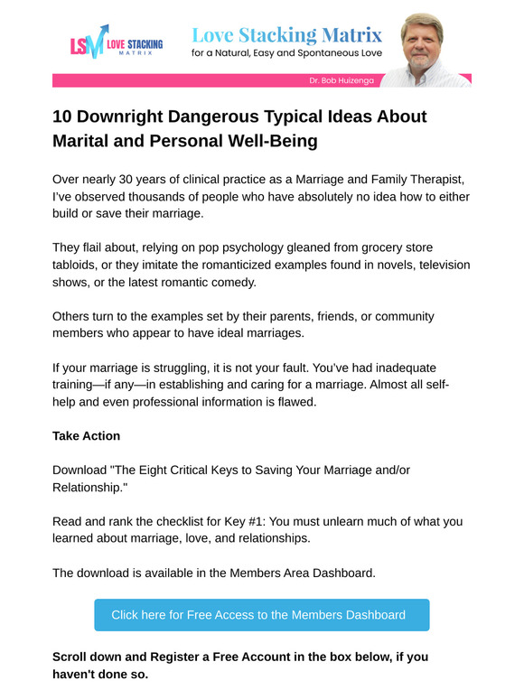 10 Downright Dangerous Typical Ideas About Marital and Personal Well-Being