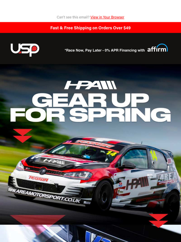Gear Up for Spring - Up to 10% Off HPA Performance
