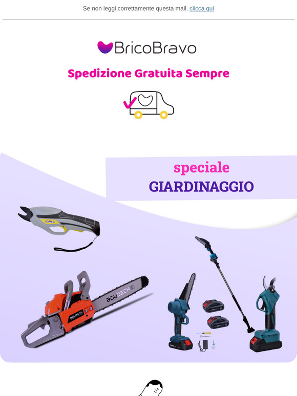 Promo su utensili giardinaggio