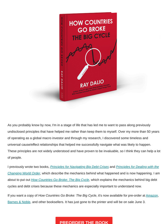 Now Available for Preorder: How Countries Go Broke: The Big Cycle