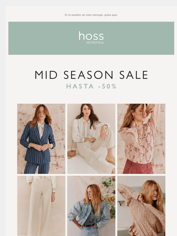 ¡Recuerda!  Hasta -50% en Mid Season Sale