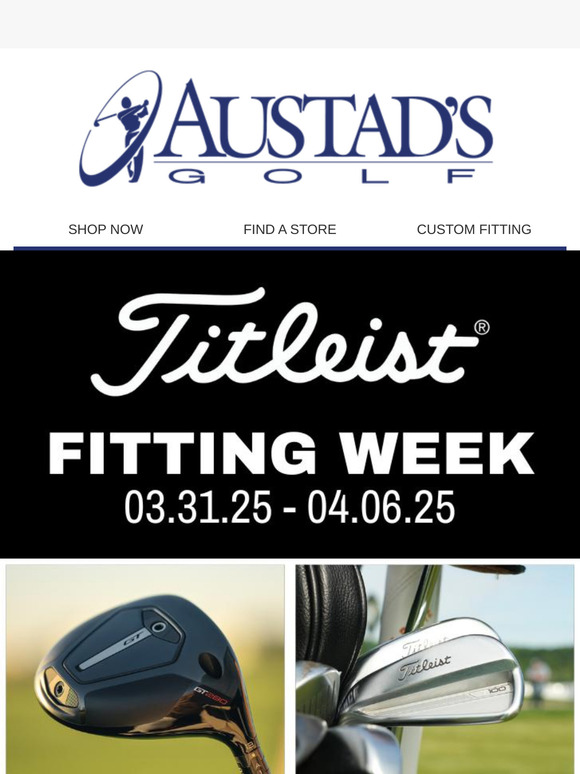 🏌️‍♂️Book Your FREE Titleist Fitting!
