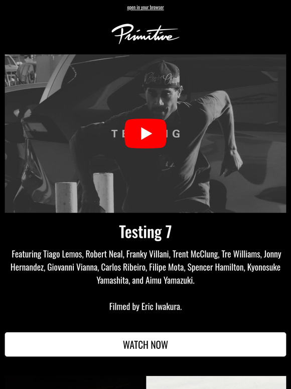 Testing 7 | Primitive Skate Video 📹