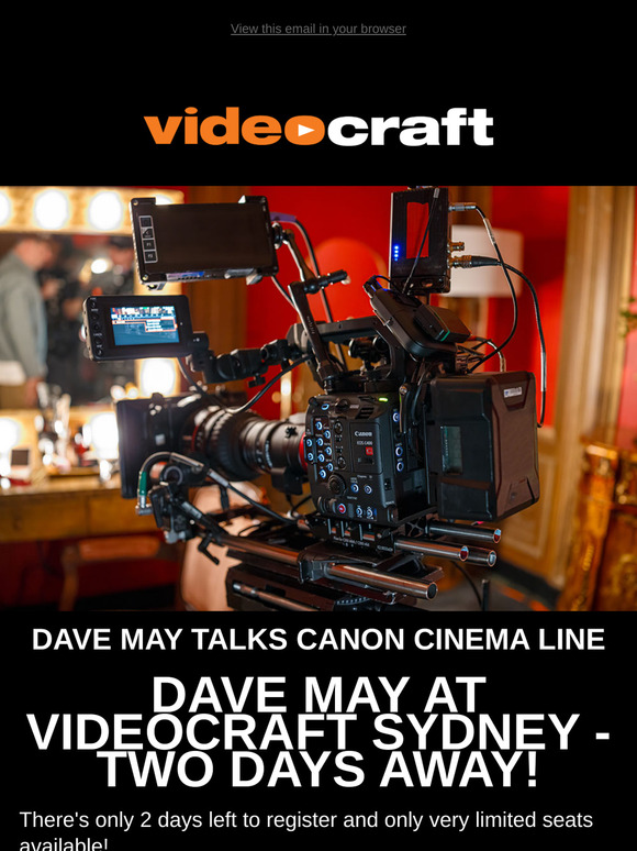 Only Three More Days! Dave May in Sydney!