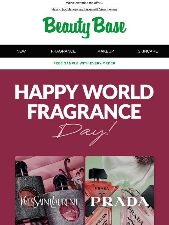 Did you miss our World Perfume Day discount?