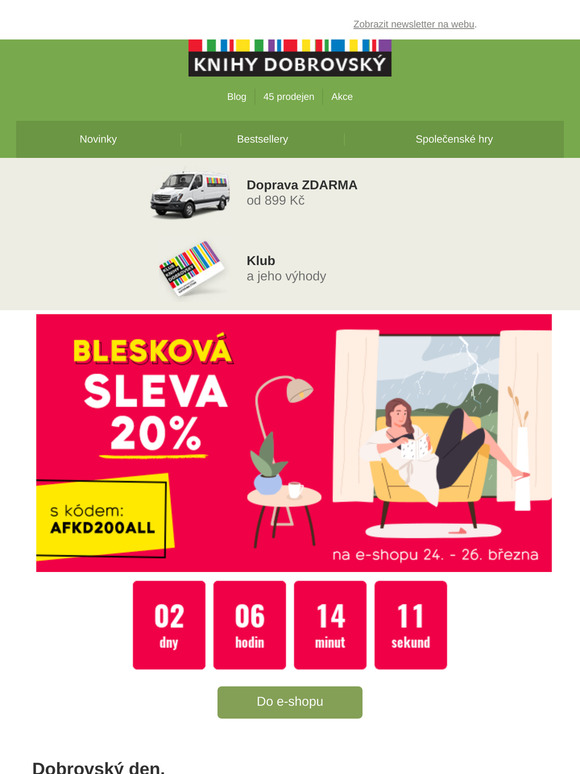 Výstraha všem knihomolům: přichází blesková sleva