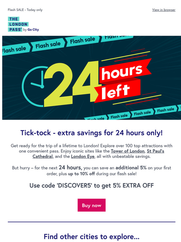 ⚠️  Get your first order for less with extra savings