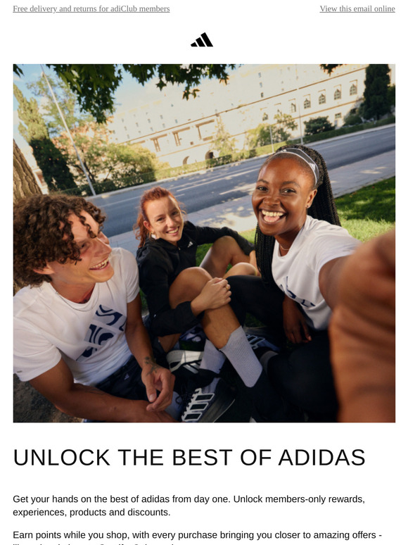 UNLOCK THE BEST OF ADIDAS