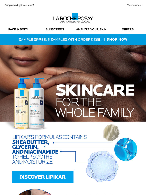 Find lasting relief with Lipikar skincare.