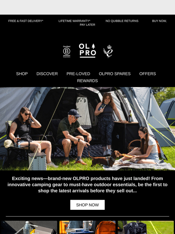 🌟 Fresh Arrivals: Shop Our Latest Outdoor Essentials!