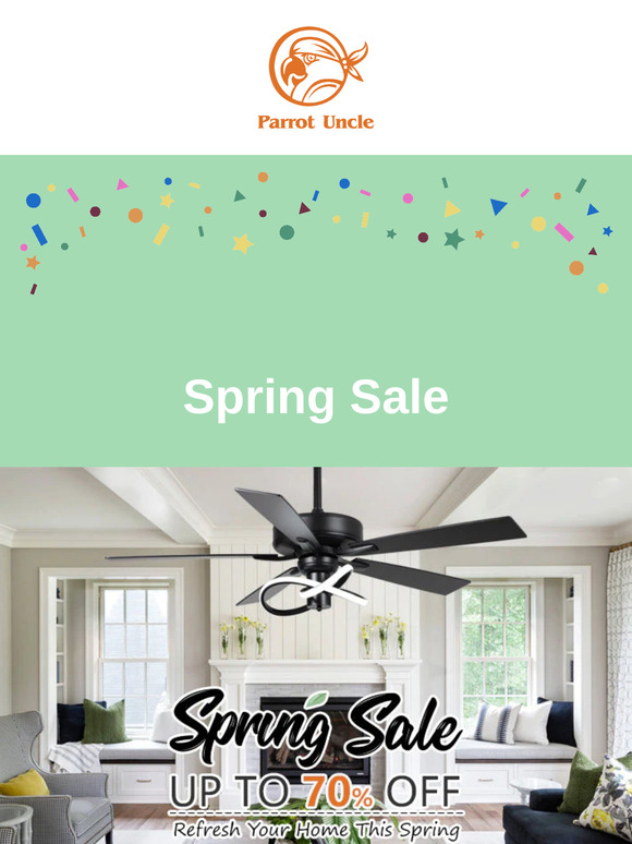 Spring Sale | Up to 70% off