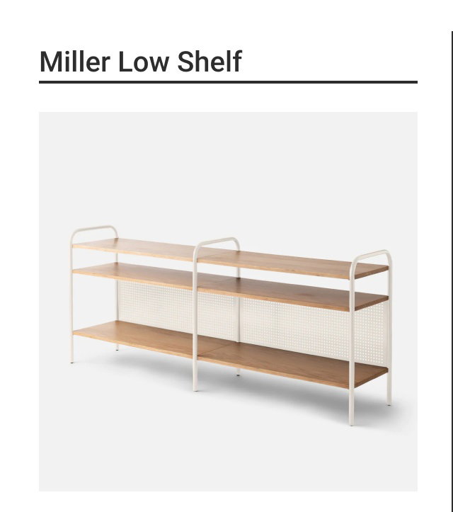 Miller Low Shelf