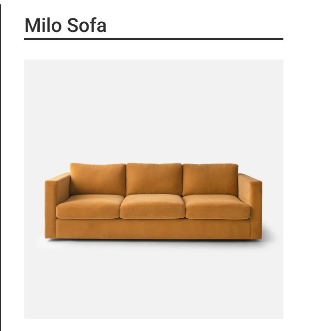 Milo Sofa