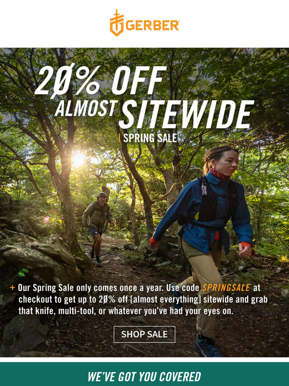 20% Off - Spring Sale