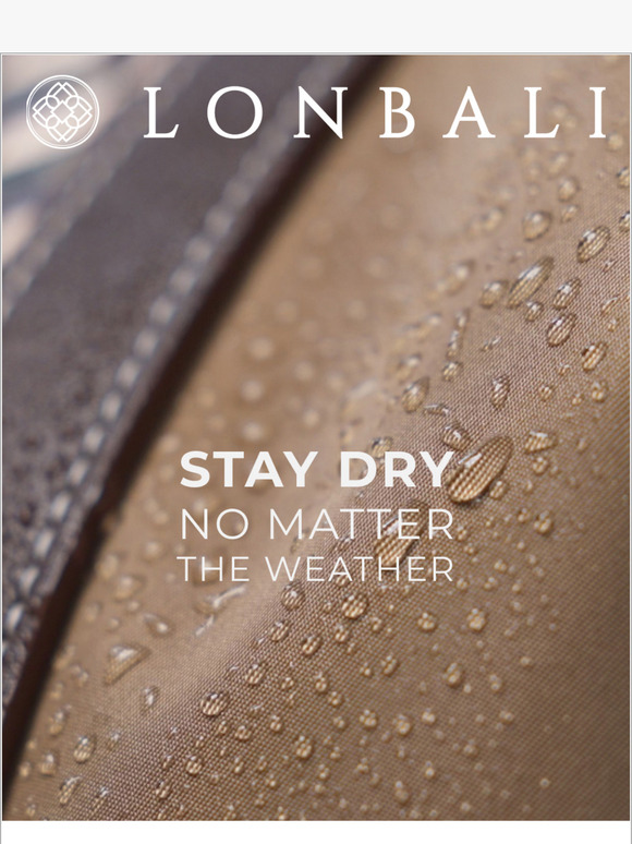 Stay Dry with Our Waterproof Lite Collection
