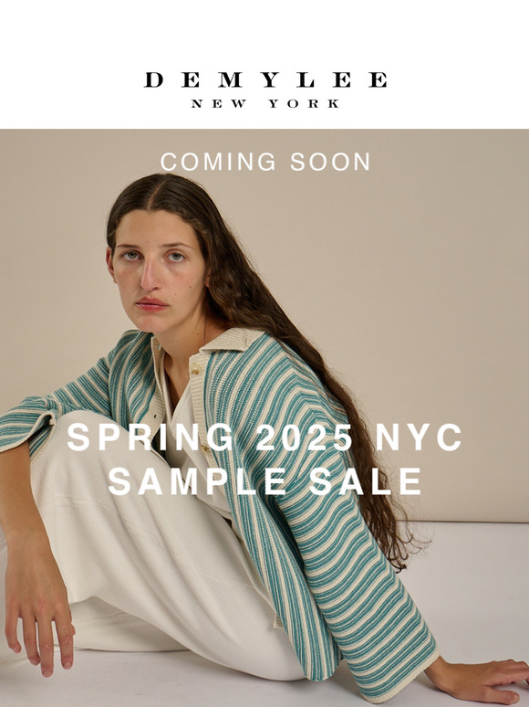 Coming Soon: NYC Sample Sale