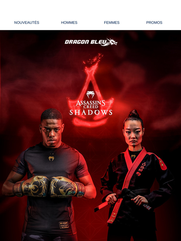 Découvre la nouvelle collaboration unique : VENUM x ASSASSIN'S CREED SHADOWS 🔥