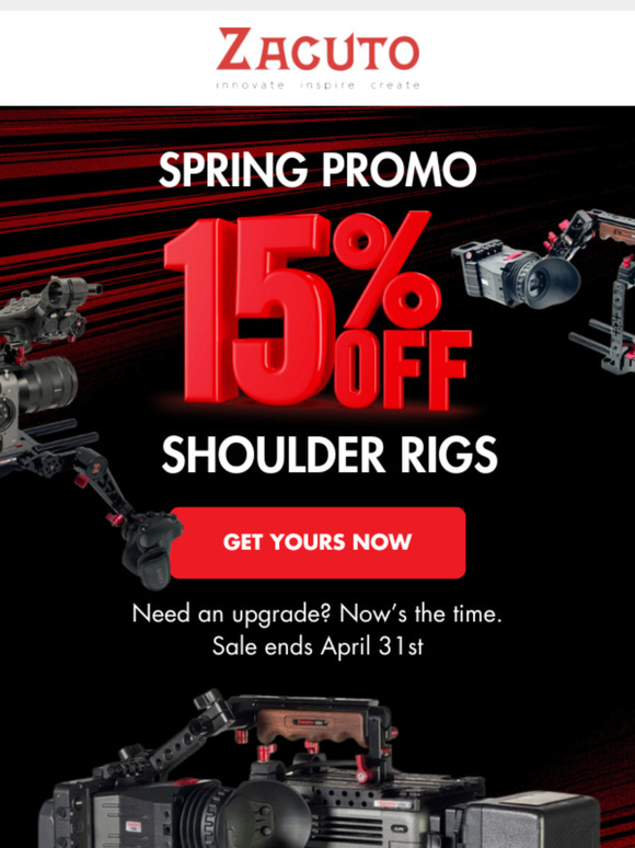 🚨 15% OFF Shoulder Rigs! You In?