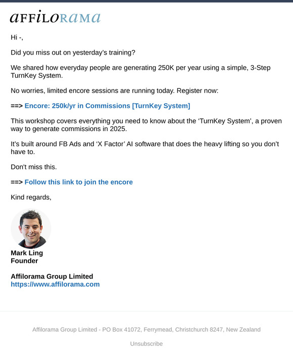 Encore: 250k/yr in Commissions [TurnKey System]
