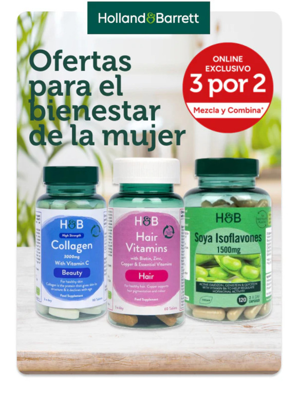 🌸 ¡Potencia tu bienestar con los suplementos para mujeres de Holland & Barrett España! 🌸
