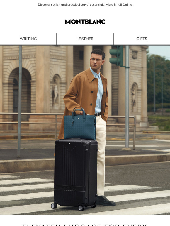 Make any journey effortless with Montblanc