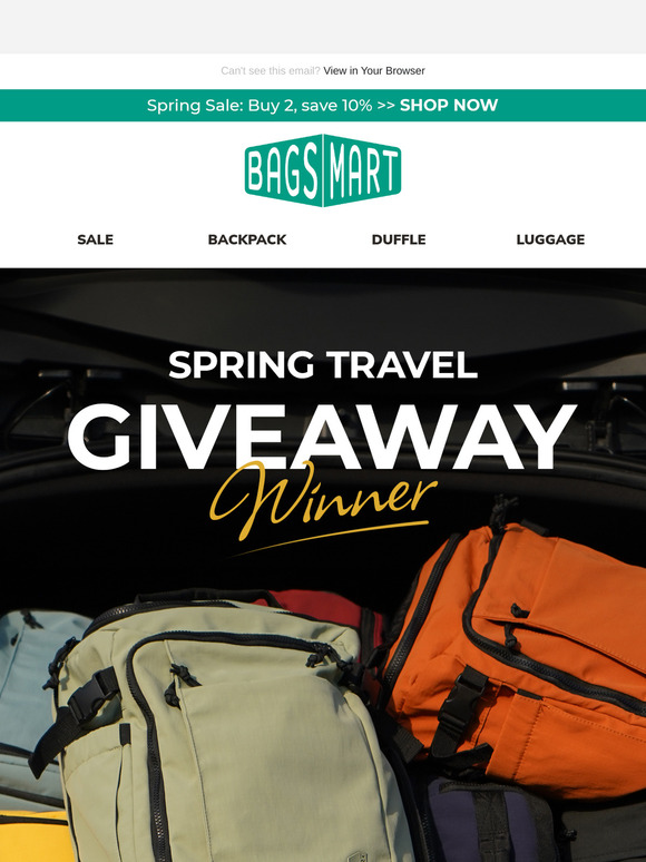 Meet the Lucky Winner! 🎁 Spring Travel Giveaway Surprise