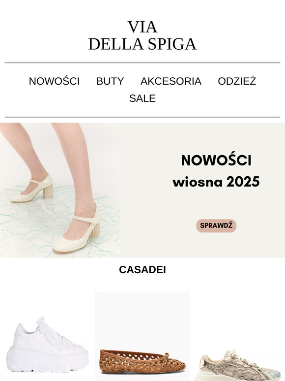 Sprawdź NOWOŚCI > Casadei x Coccinelle x Parise