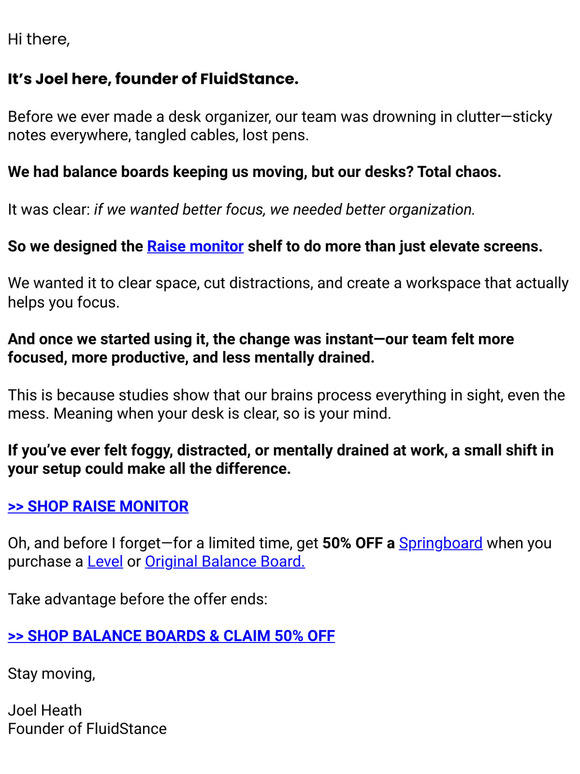 How a messy desk sparked our best-selling product