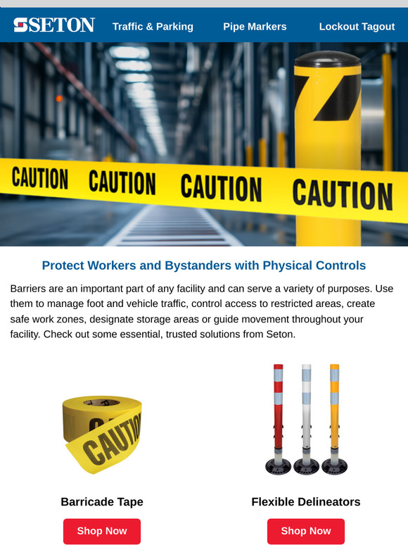 Control traffic and delineate zones with versatile barriers