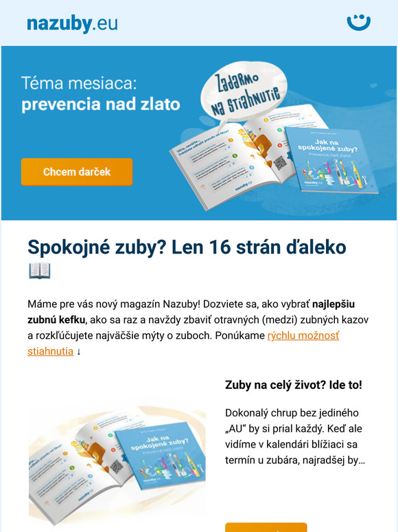 [Darček] ​​🎁 Váš spokojný úsmev až s 25% extra zľavou →