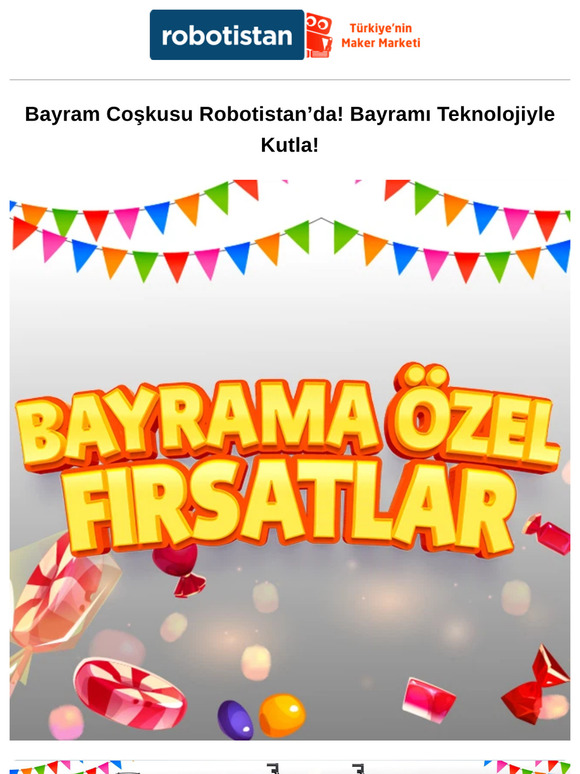 Bayram İndirimi Başladı! Robotistan’da Hem Teknoloji Hem Avantajlar Sizi Bekliyor!