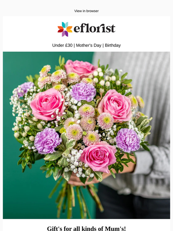25% off Mother's Day - today only!