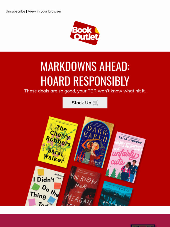 Major markdowns = major book haul