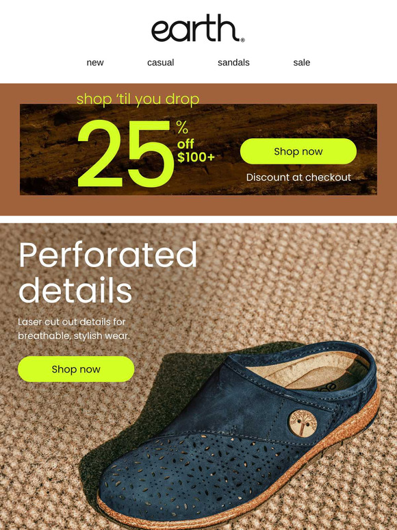 NEW & Perforated + 25% OFF