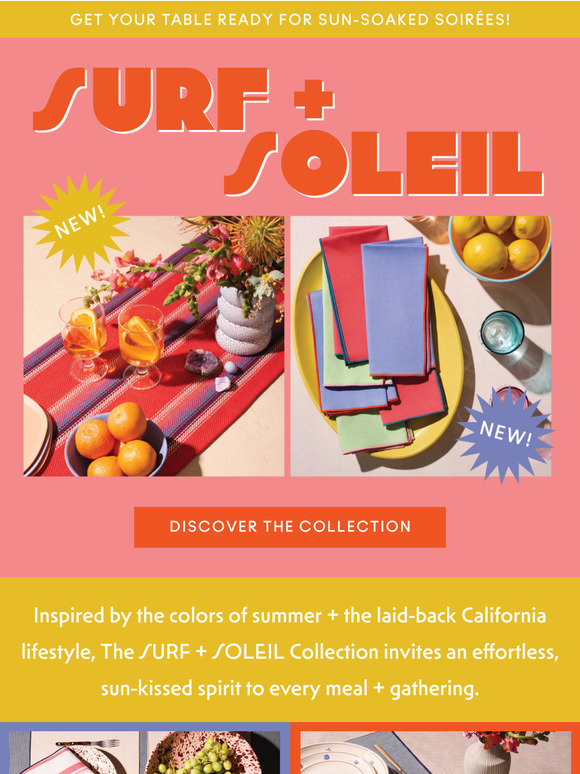 New Arrivals: Meet the Surf + Soleil Collection!  ☀️⛱️
