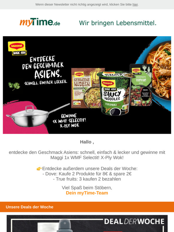 🐇 Osterangebote: Spare bis zu 30% // 🥢🥡 Maggi Magic Asia: Gewinne eine WMF SELECTit! X-Ply Wok 🧙‍♂️