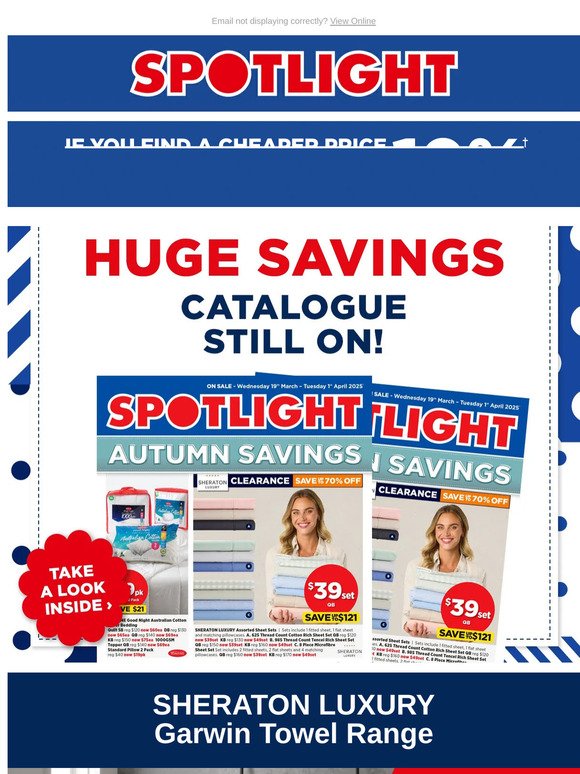 DON’T MISS OUT! Autumn Savings Catalogue Still On!