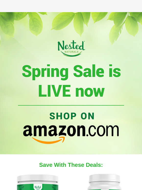 Spring Sale LIVE On Amazon⚡️Up to 66% OFF!