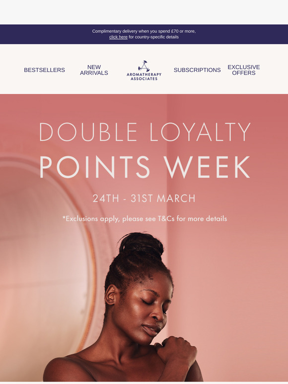 Earn Double Loyalty Points ✨