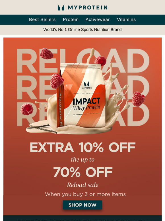 EXTRA 10% off when you buy any 3 items!